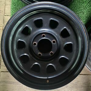 鉄ホイール 16インチ 16×7J OFF;+35 PCD;114.3-5H ハブ径;約85mm 傷あり、錆びあり 4本の画像3