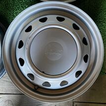 マルチホイール スチールホイール 14インチ 14×4.5J OFF:+45 PCD;100-4H 114.3-4H ハブ径;約67mm 傷あり、サビあり 4本 _画像4