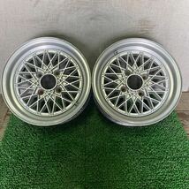 RSSTホイール 旧車ホイール 14インチ 14×6J OFF;+15 PCD;114.3-4H ハブ径;約78mm 傷あり、サビあり 2本 _画像1