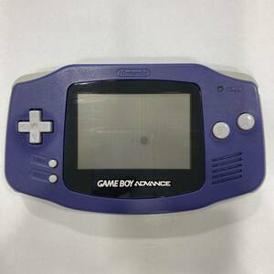 TA★1円～ 中古品 GBA ゲームボーイアドバンス 本体 AGB-001 バイオレット 動作確認済み