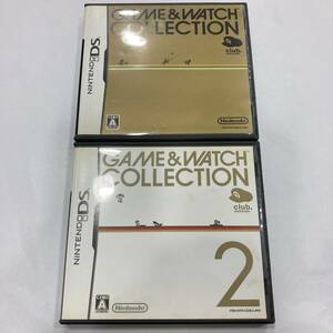 TA★1円～ 中古品 ゲーム&ウォッチ コレクション 1&2 クラブニンテンドーソフト GAME & WATCH クラブニンテンドー 非売品ニンテンドーDS