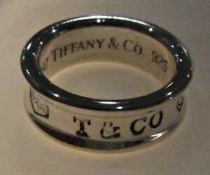 ▲ティファニー☆TIFFANY＆Co☆リング☆指輪☆ナローリング☆925☆9号☆レデイース☆アクセサリー管31762054