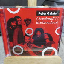輸入2CD、中古、Peter Gabriel ピーター・ガブリエル クリーヴランド1977　ラジオ放送用音源だそうです。_画像1