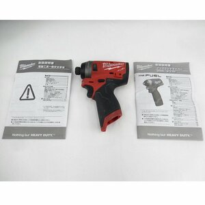 1円【ジャンク】Milwaukee ミルウォーキー/インパクトドライバー/M12FID/85