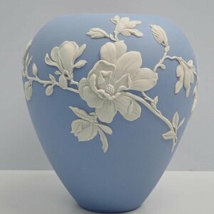 1円【美品】WEDGWOOD ウエッジウッド/花瓶　マグノリアブロッサム MAGNOLIA VASE/40024001/62