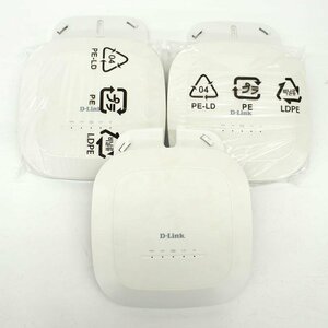 1円【ジャンク】D-Link/ビジネスクラウド対応アクセスポイント 3台セット/DBA-1510P/75