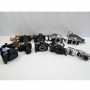 1円【ジャンク】Canon Nikon RICHO YASHICA キャノン ニコン リコー ヤシカ/フィルムカメラ 10台セット/62