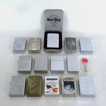 1円【ジャンク】ZIPPO ジッポー/オイルライター14点セット/81_画像1