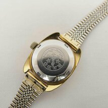 1円【ジャンク】RADO ラドー/990ゴールド文字盤 自動巻き/メンズ・レディースクォーツ/3本セット/04_画像7