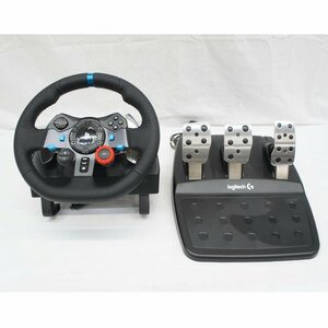 1円【ジャンク】Logicool ロジクール/G29 DRIVING FORCE RACING WHEEL/ステアリングコントローラー/05