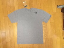 未使用品 The North Face ノースフェイス コットン Tシャツ 厚手 サイズS グレー_画像5