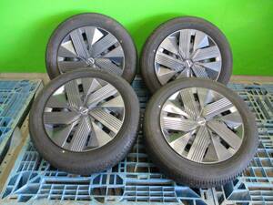 ★日産純正★夏タイヤ&鉄ホイール4本セット★ 185/60R16 16x5.5J 4H PCD100 GENUINE STEEL WHEELS & SUMMER TIRES SET(4 pcs)FOR NISSAN