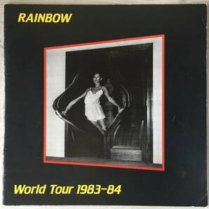 RAINBOW WORLD TOUR 1983-84 UK製　全20ページ　チケット3枚付き