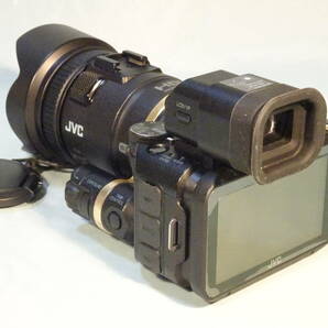 JVC ハイビジョンムービー HD memory camera GC-YJ40 JVC GC-P100のヤマダ電機店40周年モデル 故障ジャンクの画像2