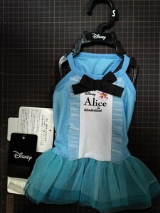 犬用ドレス Disney ディズニー 不思議の国のアリス アリス・イン・ワンダーランド 犬用洋服 ワンピース 中古品