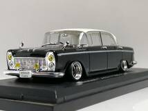 1/43 ノレブ Nissan Cedric 1900 Custom (1961）改 アルミ 深リム ローダウン 改造 セドリック カスタム 国産名車 アシェット_画像1