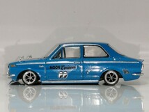 1/43 MMP TOYOTA COROLLA 1100 (1966）改 アルミ 深リム ローダウン 改造 カローラ F・Rスポ Mooneyes デカール カスタム_画像7