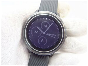 動作品 GARMIN/ガーミン◆GPSスマートウォッチ/vivoactive3◆Black Slate スポーツアプリ 光学式心拍計搭載モデル