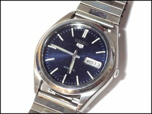 稼働品 SEIKO/セイコー◆7S26-0060◆メンズ腕時計 5シリーズ シルバー文字盤 デイデイト 自動巻き 本体のみ