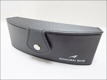 美品 SAMURAI SHO/サムライ翔◆智/SS-TR502◆サングラス ビズネスライン 令和モデル ケース付_画像10