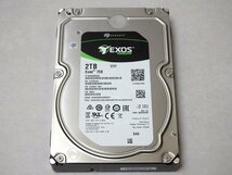 1個 Seagate Exos 7E8 ST2000NM0045 SAS 2TB 12.0Gb/s 7200rpm 3.5インチ ハードディスク HDD 正常/使用時間極少/動作保証_画像1