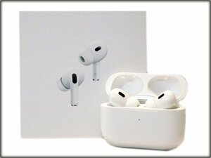 保証残有 Apple/アップル◆AirPods Pro 第2世代 エアーポッズ プロ/MTJV3J/A/ワイヤレスイヤホン/元箱付 Type-Cモデル イヤーチップ欠品