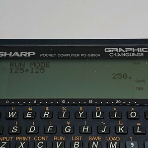 SHARP PC-G850V ポケットコンピュータ ポケコン シャープの画像2