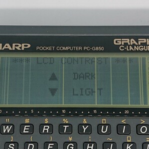 SHARP PC-G850 ポケットコンピュータ ポケコン シャープ ジャンク扱いの画像3