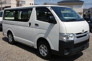 HiAce　軽油　5 door　AT　4WD　NavigationTV　Back camera　ETC　1オーナー　Authorised inspection査included　Low kilometre！！