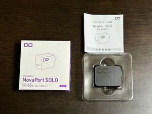 CIO NovaPort SOLO 45W GaN充電器 USB type-c PD対応 急速充電 ブラック CIO-G45W1C