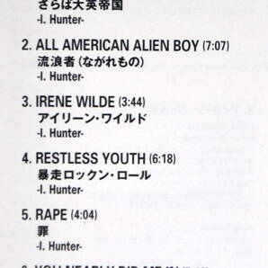 IAN HUNTER イアン・ハンター ／ALL AMERICAN ALIEN BOY 流浪者 CDの画像4