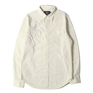 本日限定！【名作】美品 RRL PRINTED WESTERN SHIRTS プリント柄 ウエスタンシャツ