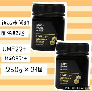 マヌカハニー UMF 22+ 250g　2個　セット 蜂蜜　はちみつ　ハチミツ ニュージーランド産 Honey