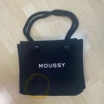 MOUSSY トートバッグ マウジー 黒 ブラック_画像1