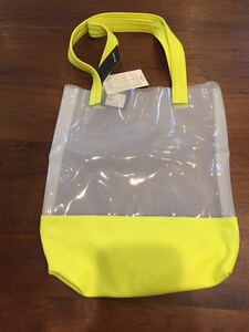 [ new goods unused ] England made owen barry bag unisex man and woman use .2.6 ten thousand beams.. buy PVC leather fluorescence yellow 