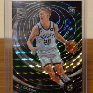 22-23 panini spectra basketball milwaukee bucks a.j. green base interstellar /99 スペクトラ バックス グリーン rc ルーキー nbaの画像1