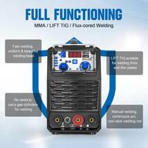 【送料無料】新品 ANDELI 半自動溶接機 MIG-250ME 120AノンガスMIG/アーク溶接/LIFT TIG 100V/200V兼用 インバーター直流溶接機 日本語取説_画像6