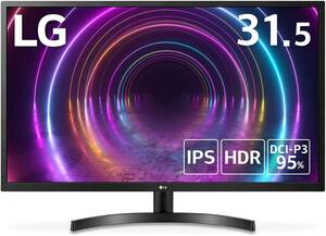 【送料無料】新品 LG 31.5インチ液晶モニター 32ML600M-B HDR10対応 広視野角IPSパネル 大画面31.5型フルHDディスプレイ HDMI
