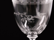 【開】20世紀前期『オールドバカラBaccarat』 クリスタル「ジャポニズム」 グラス H11cm SG56_画像5