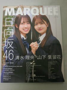 MARQUEE Vol.153 マーキー 応募はがき無 日向坂46 清水理央 山下葉留花 超ときめき宣伝部 SKE48 OCHA NORMA FRUITS ZIPPER