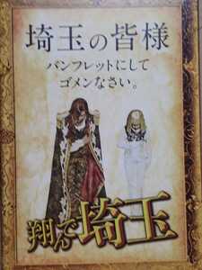 パンフ「翔んで埼玉」二階堂ふみ 　Gackt 　伊勢谷友介　島崎遥香　成田凌　加藤諒　中尾彬　竹中直人　京本政樹