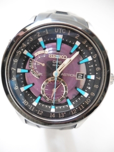 ★☆SEIKO 稼働 セイコー アストロン ASTRON GPS ソーラー SAST009/7X52-0AB0 メンズ 腕時計 ブラック文字盤☆★