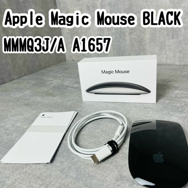 Appl Magic Mouse BLACK MMMQ3J/A マジックマウス アップル Magic Mouse2 ブラック