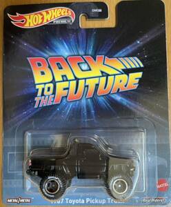 BTTF Hotwheels 1987 トヨタ ピックアップ トラック ミニカー ホットウィール バックトゥザフューチャー ハイラックス 映画 