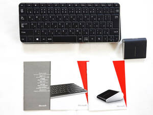 Bluetooth接続 マイクロソフト Wedge Mobile Keyboard + Wedge Touch Mouse 