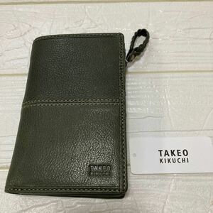 新品TAKEOKIKUCHI 二つ折り財布 タケオキクチ