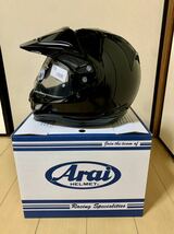 未使用 ARAI TOUR-CROSS 3 M(頭囲 57-58 cm) グラスブラック ツアークロス3 アライ_画像4