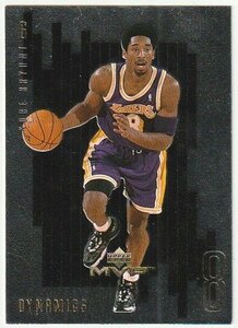 1999-00 UPPER DECK MVP DYNAMICS Kobe Bryant LOS ANGELES LAKERS