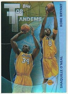 2002-03 TOPPS TOP TANDEMS Kobe Bryant/Shaquille O'Neal