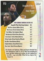 2002-03 TOPPS TOP TANDEMS Kobe Bryant/Shaquille O'Neal_画像2